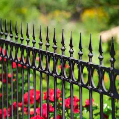 China Easily Assembled Pool Safety Black Iron Fence for sale