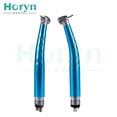 China Dental Surgical Dental Push Button Chuck High Speed ​​Handpiece Colorful Steel High Speed ​​Air Turbine LED for sale