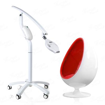 China Melamine Sponge + PP Glue Professional Strong Power LED Teeth Whitening Machine Rotation Arm Dental Bleaching for sale