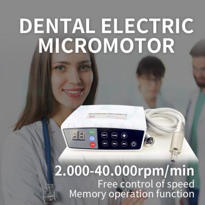 China Metal Unit Dental Brushless Built In Micro Electric Motor With Contra Angle Handpiece LED Low Speed ​​1:5 & 1:1 & 16:1 for sale