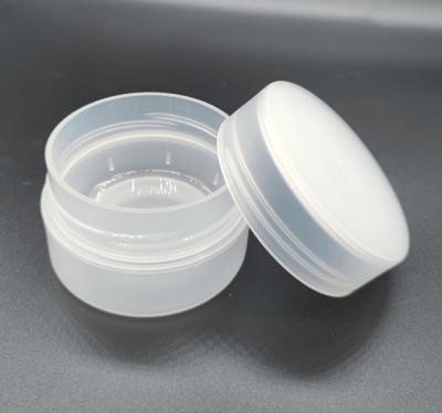 China Transparent White Plastic Jar Resistant Support Custom Cosmetic Packaging Bottle Cosmetic Free for sale