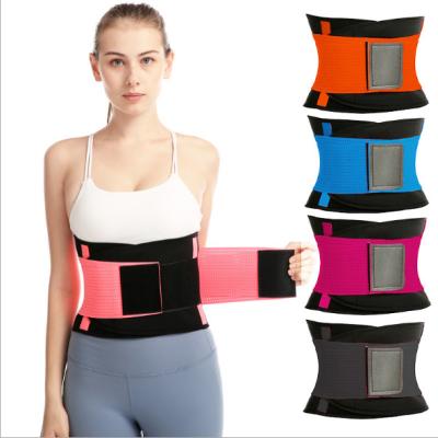 China Polyester Fabric Wholesale Custom Logo Private Label Women Sport Workout Neoprene Sweat Slimming Corsets Waist Trimmer Waist Trainer Belt for sale