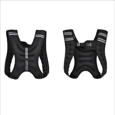 China High Quality Functional 100% Polyester Sports Weight Vest Gym Equipment Adjustable Vest For Body Training for sale