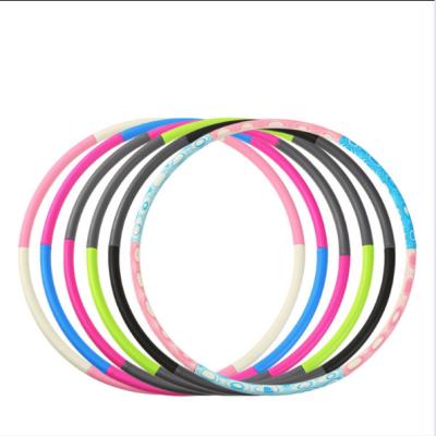 China Exercise Polynesian Dance Loop Slimming Ring Home Weighted Steel Loop Wholesale Waist Fitness Polynesian Dance for sale