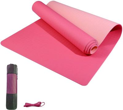 China Yoga Mat Non Slip Fitness Exercise Mat High Density Padding Band Tape to Avoid Sore Knees, Perfect for Yoga, Pilates and Fitness for sale