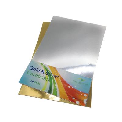 China 10pcs 250gsm A4 Anti-rust Mirror Cardboard For Scrapbooking And Hand Craft for sale