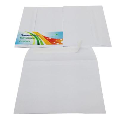 China Gift Envelope C6 Peel And Seal White Blank Office Envelope For Office Uses for sale