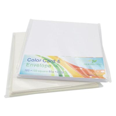 China White And Cream High Quality Gift Envelope China Square Envelope for sale