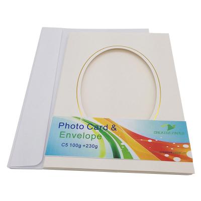 China Gift Envelope Photo Card with Fancy Envelope and Windowed Envelope for sale