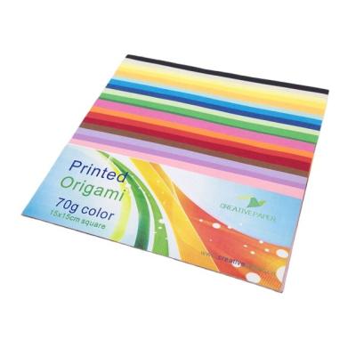 China China 20 Colors 70gsm Origami Paper For DIY Craft And Punching for sale