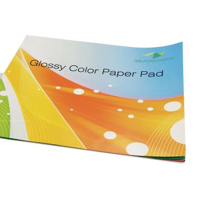 China 10pcs 9.5X12.5 Inch Anti-rust Glossy Color Paper Pad for sale