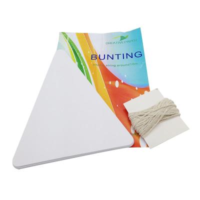 China China DIY Paper Bunting Flag With Twine Paper for sale