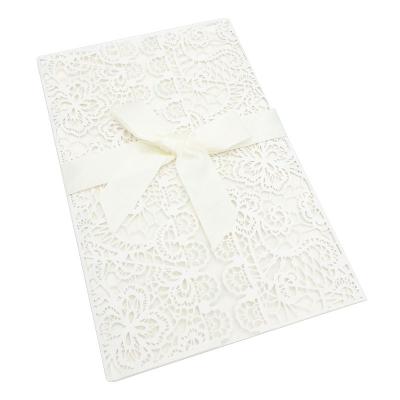 China Europe fashion laser cut card for wedding and invitation for sale