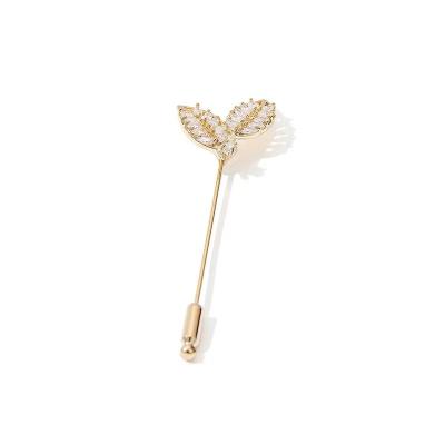 China Fashionable Gold Copper High End Top Brooch Sale Pin Wholesale China for sale