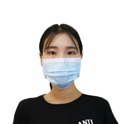 China Adult High Quality Type IIR 3 Ply Disposable Surgical Face Mask With Earloop And Huge Daily Production Capacity for sale