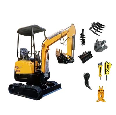 China Hot Sale Mini Excavator High Quality Manufacturer Low Price 1.8 Ton Mini Digger Excavator Earth Moving Machinery for sale