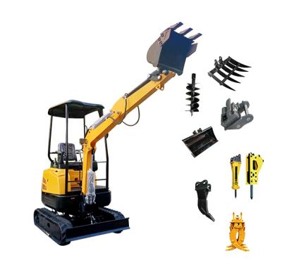 China Earthmoving machinery Mini Excavator Hydraulic Swing Boom 1.8ton 1800kg small Mini Digger Excavator For Construction Working in China for sale