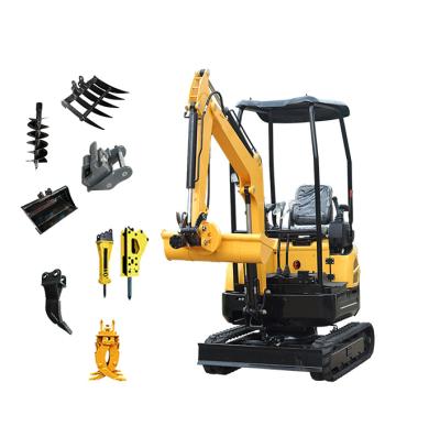 China Mini Excavator With Hydraulic Earth Moving Machinery Mini Excavator Compact Hydraulic Earth Moving Machinery Rubber Track for sale