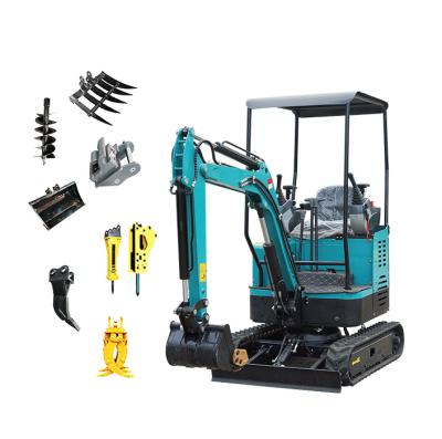 China Hydraulic Boom 1700kg 1.7t Earth Moving Machinery Mini Excavator Cheap Price New China Mini Swing Excavator for sale