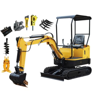 China Mini Excavator 1200kg Earth Moving Machinery 1.2 Ton Diggers Mini Scrawler Hydraulic Excavator Earth Moving Machinery for sale