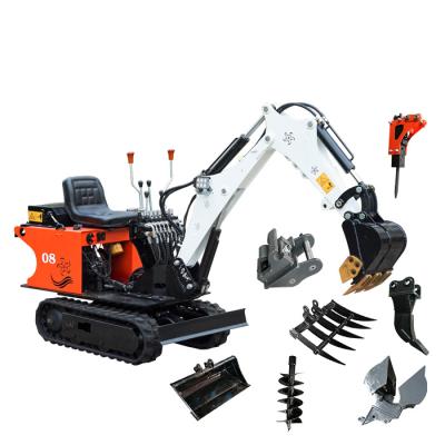 China Mini Excavator China Wholesale Hydraulic Crawler Earth Moving Machinery Earth Moving Mini Excavator 0.8t for sale