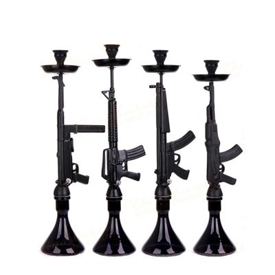 China New design independent resin design gun hookah shisha ak47 for sale