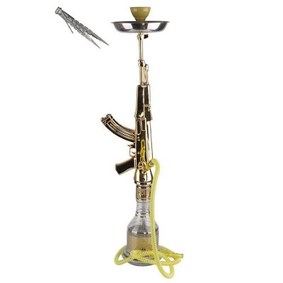 China Resin Wholesaler Large Size AK47 Resin Hookah Shisha DIY Hookah for sale