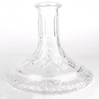 China Crystal glass hookah hookah accessories cut glass shisha hookah crystal glass for sale