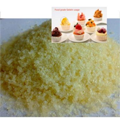 China 200 Bloomg Beef Gelatin Powder High Protein Natural Thickener for sale