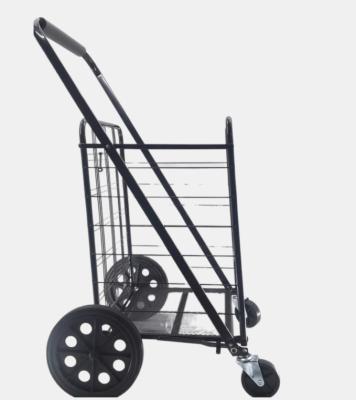 China Factory customized 50KGS tools steel wire factory customized portable folding shopping cart for supermarketfolding steel wire shopping cart for sale