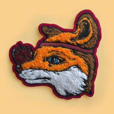 China Viable Wholesale Custom Chenille Embroidery Patch, Iron On Letter Cheap Chenille Patches for sale