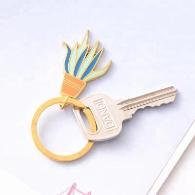 China Metal China Customized Hard Enamel Hard Metal Key Chain With High Quality for sale