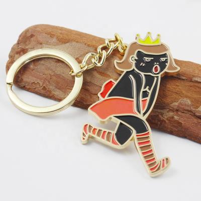 China Cheap Custom Soft Metal Enamel Wedding Gifts Promotional Logo Key Chain Keychain Gold Keychain for sale