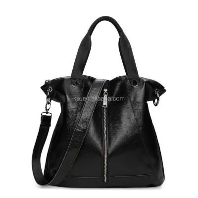 China Japan Style 2018 Hot Sale Black Genuine Leather Lady Handbag Wholesale China for sale