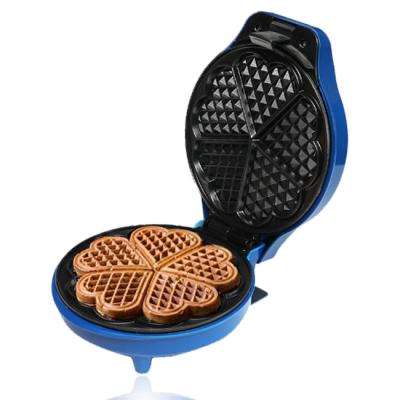 China Adjustable Thermostat Heart Shape Home Waffle Maker with a Variety of Optional Colors and Custom Plate for sale