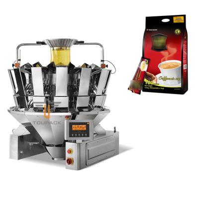 China Automatischer Premade-Stand herauf das Tasche Doypack-Verpackungsmaschine-Kaffee-Pulver, das Tasche in der Taschen-Kombinations-Skala wiegt zu verkaufen