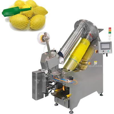 China Volledig automatische lineaire combi wigger met net knipmachine Lemon mesh zak verpakkingsapparatuur Te koop