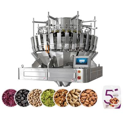 China High Speed Mixed Nuts Snack 24 32 Head Multihead Dosing Weigher Mixing Nuts Weighing Packing Machine for sale