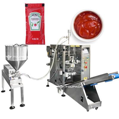 China Customized Professional  Honey Peanut Butter Salad Dressing  Ketchup Sauce Paste Liquid Weighing And Packaging Systems for sale