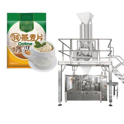 China 1kg 2kg 5kg Pouch Bag Rice Wheat Corn Soybeans Sorghum Buckwheat Multihead Weigher Packaging Machine for sale