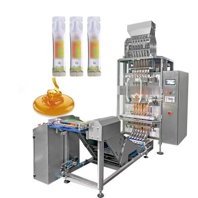 China Automatic Multi Lane Packing Machine Multi Purpose 3 In 1 Coffee Sugar Mixed Powder Coffee Stick Packaging Machine for sale