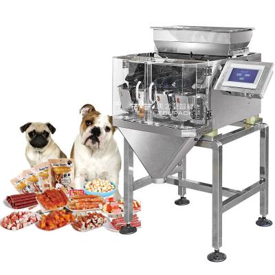 China Voedsel voor natte en droge huisdieren Multihead Weiger Packing Machine Hond en kat Voedsel met een gewicht van 120g 240g 400g 1kg Pouch Packing Machine Te koop