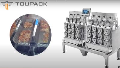 Κίνα Γραμμικός Weigher μηχανών συσκευασίας υψηλής ταχύτητας 85WPM SS304 για το χοιρινό κρέας προς πώληση