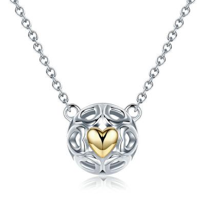 China Joyería pendiente del amor del collar del corazón romántico de la plata esterlina 925 para los regalos de vacaciones en venta