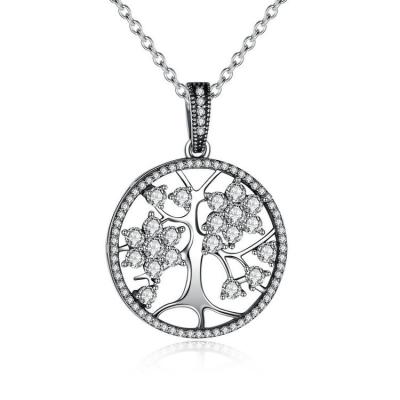 China Árbol clásico del collar pendiente de la plata esterlina de la vida, collar de plata del encanto de las señoras en venta