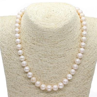 China Collar cultivado filamento clásico de agua dulce blanco de la perla de la joyería de la perla para la madre en venta