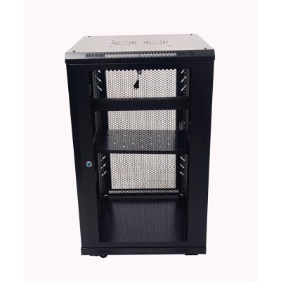 China SPCC Cold Rolled Steel Indoor Network Cabinet 18U Network Cabinet 19 Inch Computer Server POS Rack for sale