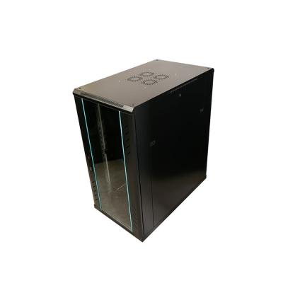 China SPCC Cold Rolled Steel Door Server Rack Tempered Glass Customized 600*1000*1200mm 19 inch SGS, ISO9001 ISO9001: 2000 1000mm 1200mm NC; HEB RAL9005, RAL7035 for sale