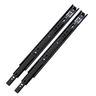 China Strong Loading Capacity Household Channel Ball Bearing Rail 35mm Normal Telescopic Drawer Slide for sale