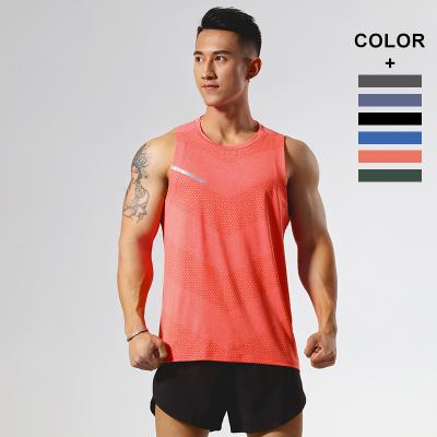 China Plus Size Mens Muscle Shirts Breathable Active Essential Moisture Wicking Performance Sports Tank Top Gym Shirts Invest for sale